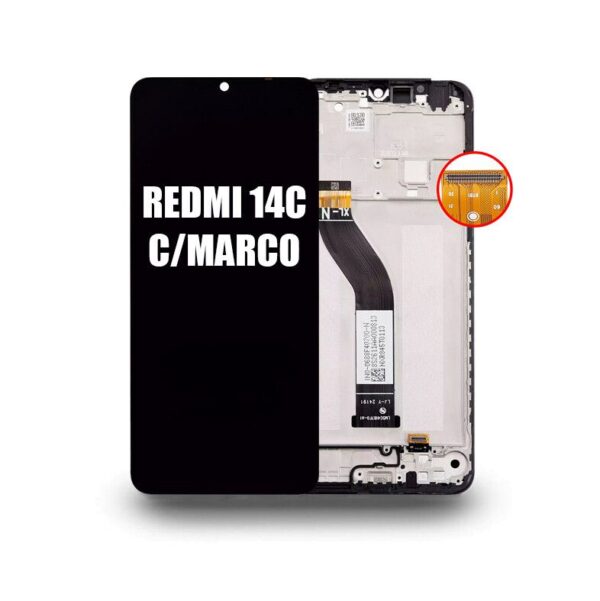 Módulo Redmi 14c/ Poco 75 Con marco Sunlong